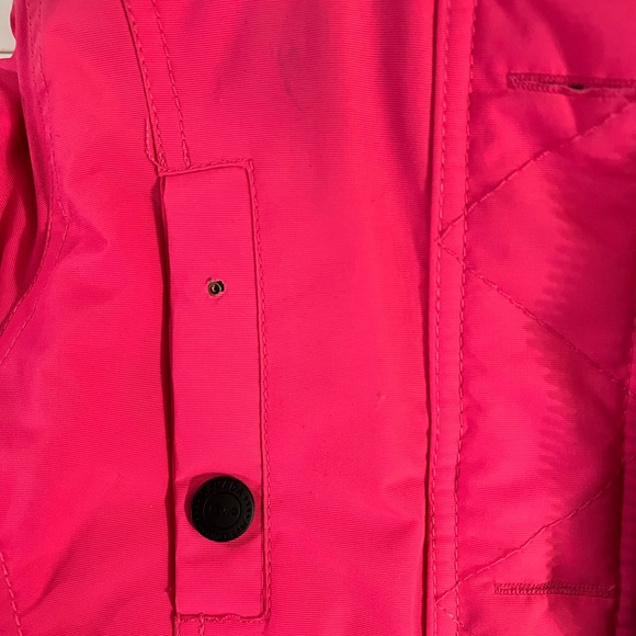 Canada Weather Gear girls faux fur waterproof parka fuchsia 5/6 - Picture 7 of 10